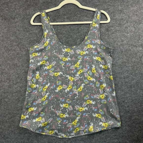 Intimately Free People Floral Tank Top‎ Womens Small Flowy Oversized Prairiecore - Picture 1 of 9